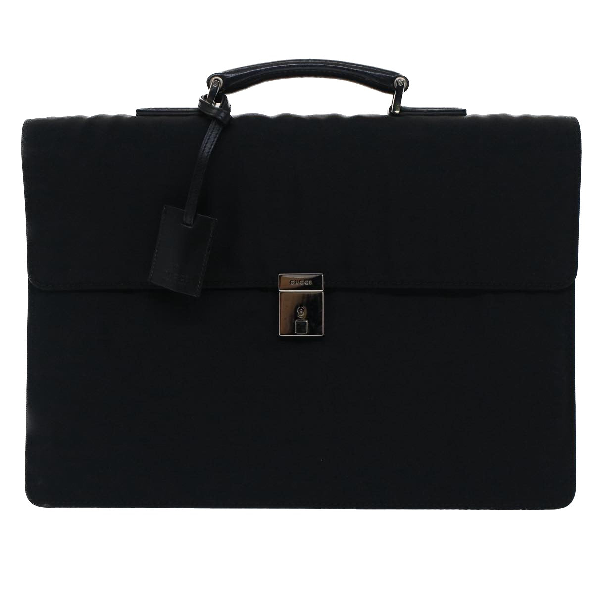 GUCCI Business Bag Nylon Black 015.0235 bs7486