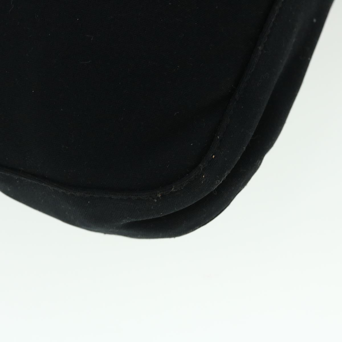 FENDI Mamma Baguette Shoulder Bag Nylon Black bs7517