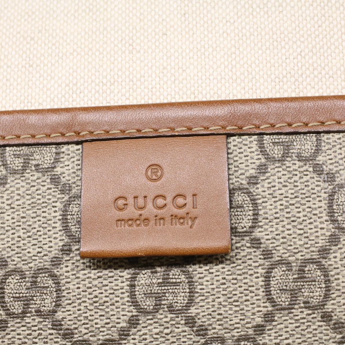 GUCCI GG Canvas Web Sherry Line Tote Bag Beige Green Red 211134 bs7521