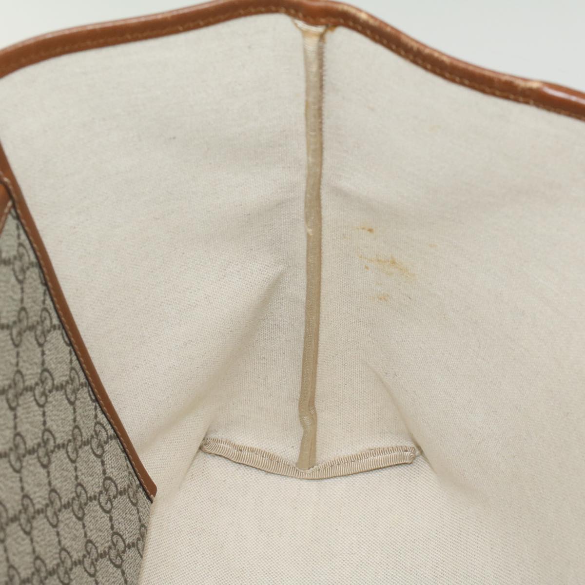 GUCCI GG Canvas Web Sherry Line Tote Bag Beige Green Red 211134 bs7521