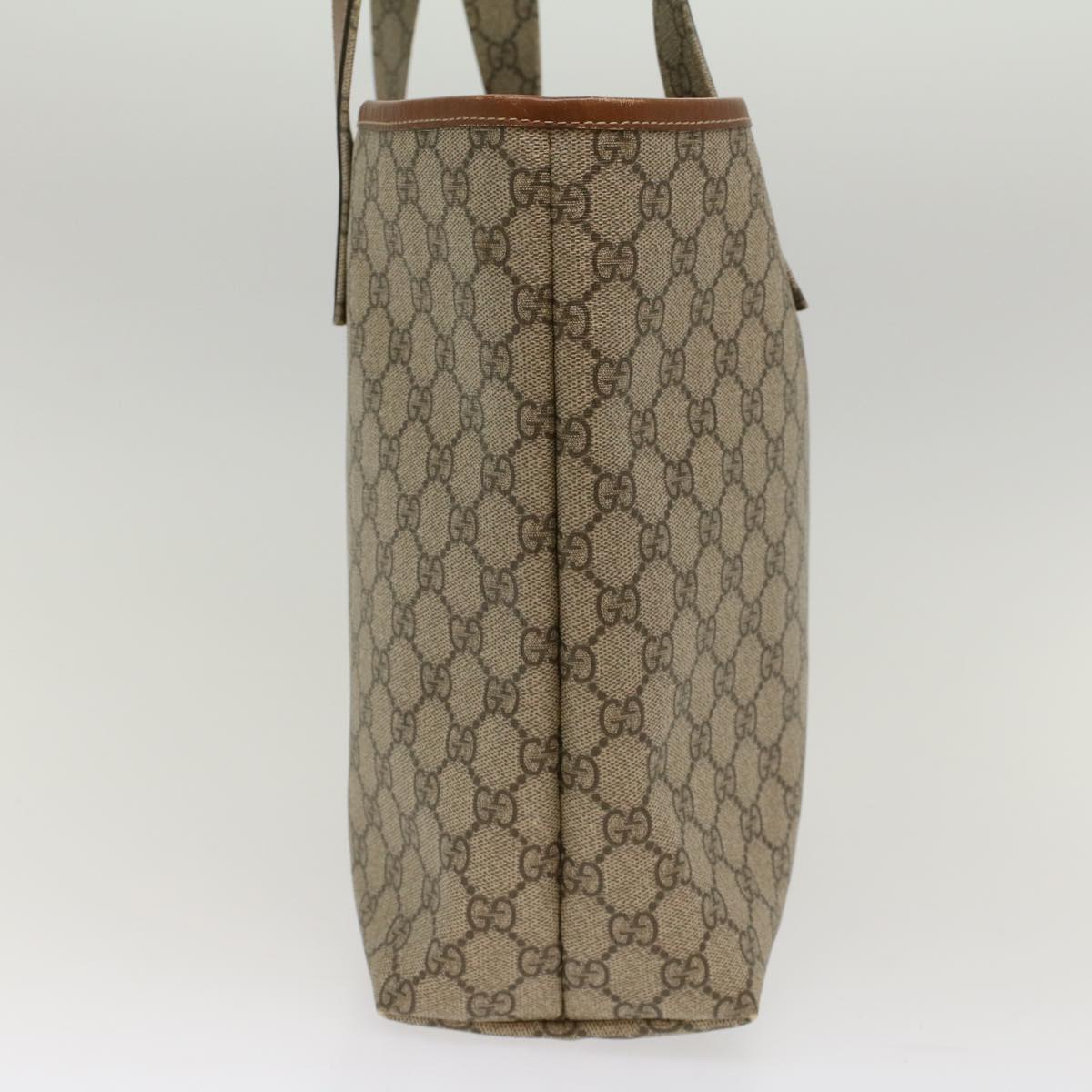 GUCCI GG Canvas Web Sherry Line Tote Bag Beige Green Red 211134 bs7521