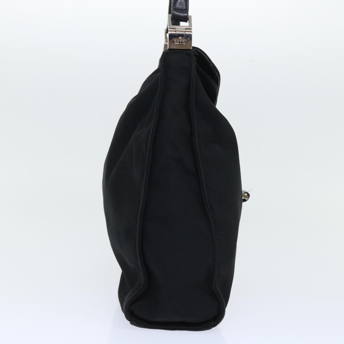GUCCI Jackie Shoulder Bag Leather Nylon 2Set Black bs7522