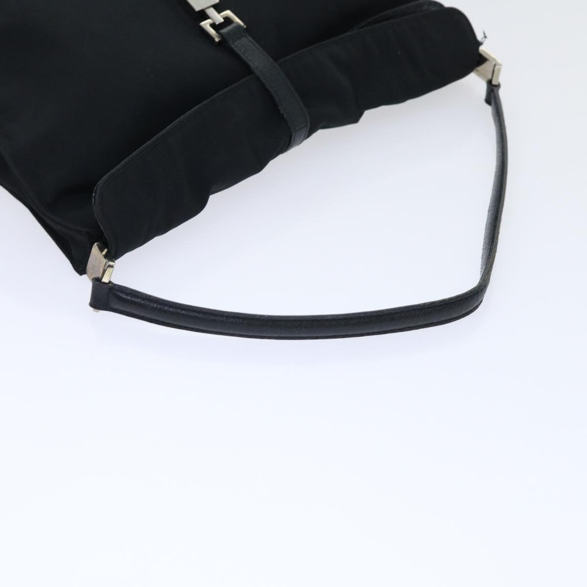 GUCCI Jackie Shoulder Bag Leather Nylon 2Set Black bs7522