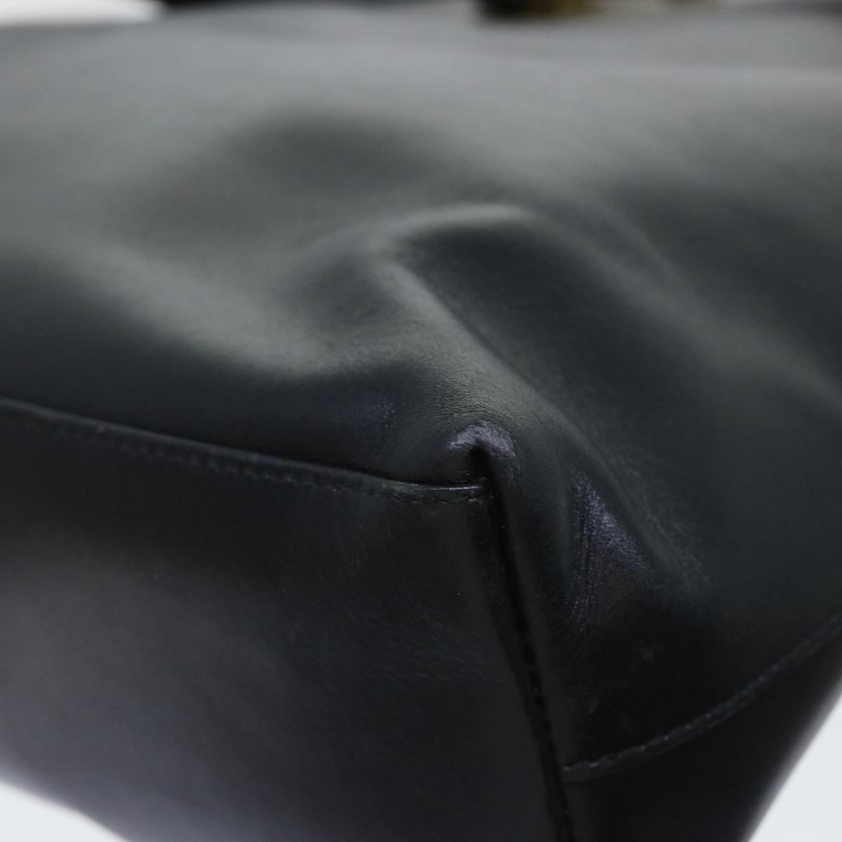 GUCCI Jackie Shoulder Bag Leather Nylon 2Set Black bs7522