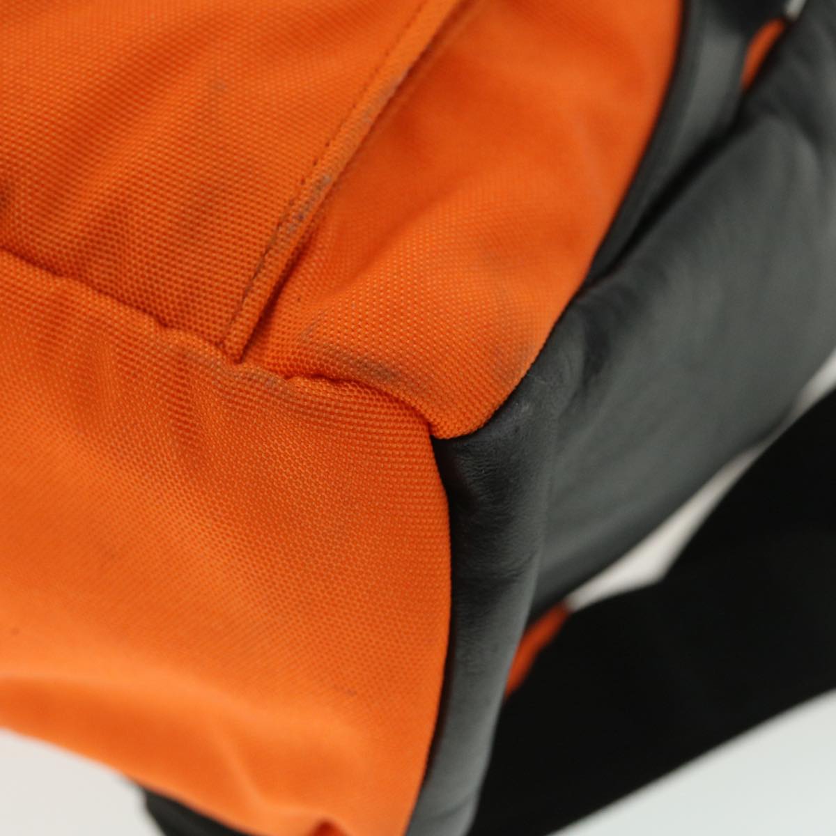 GUCCI Backpack Nylon Leather Orange 003•0233 bs7523