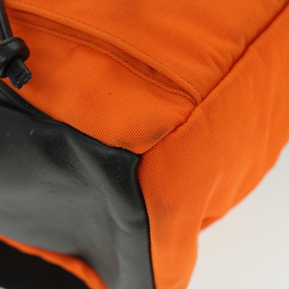 GUCCI Backpack Nylon Leather Orange 003•0233 bs7523