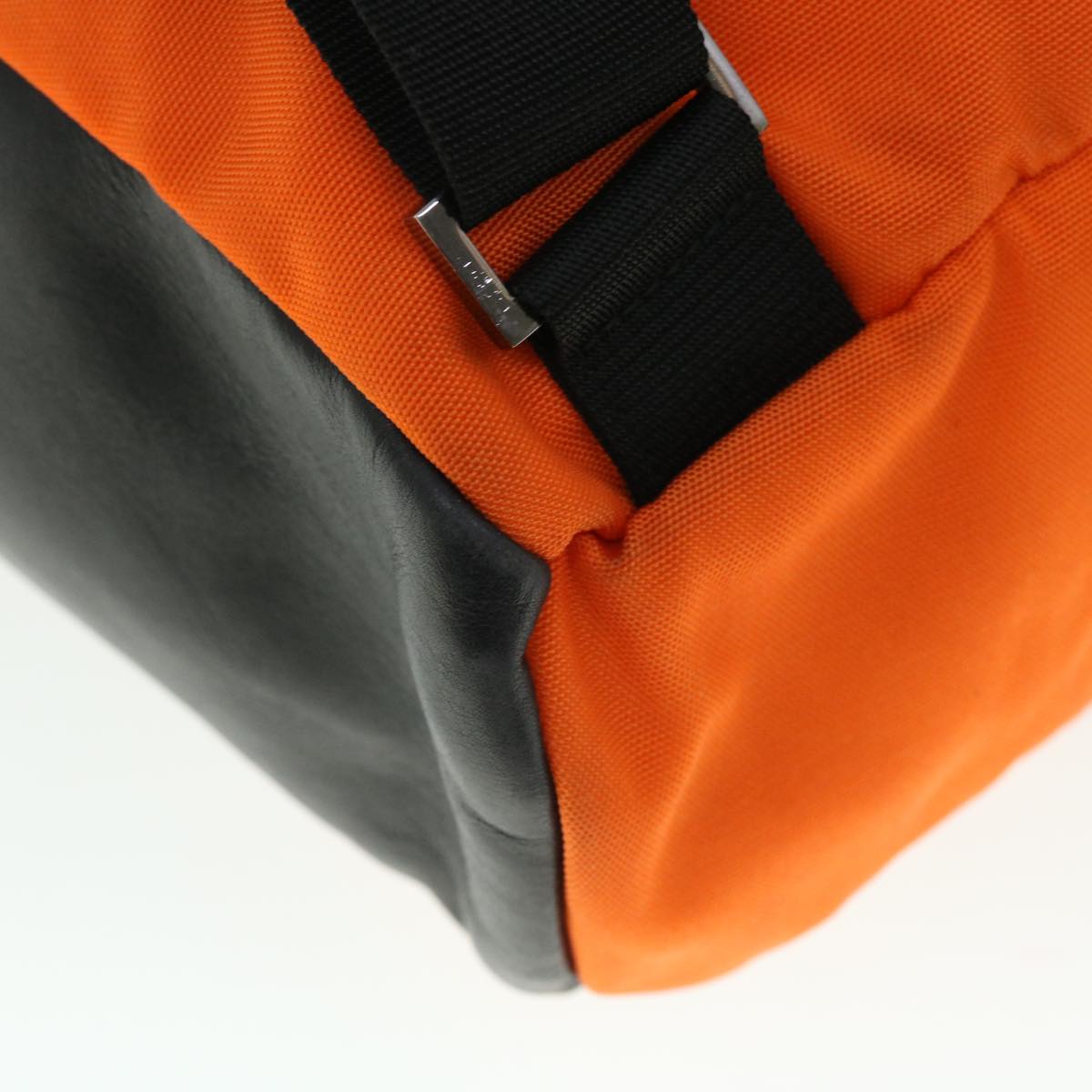 GUCCI Backpack Nylon Leather Orange 003•0233 bs7523
