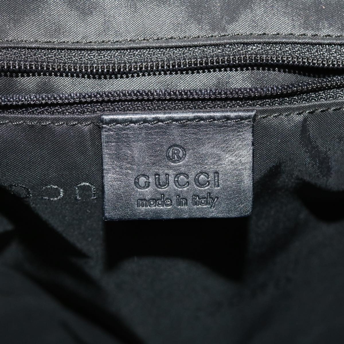 GUCCI Backpack Nylon Leather Orange 003•0233 bs7523