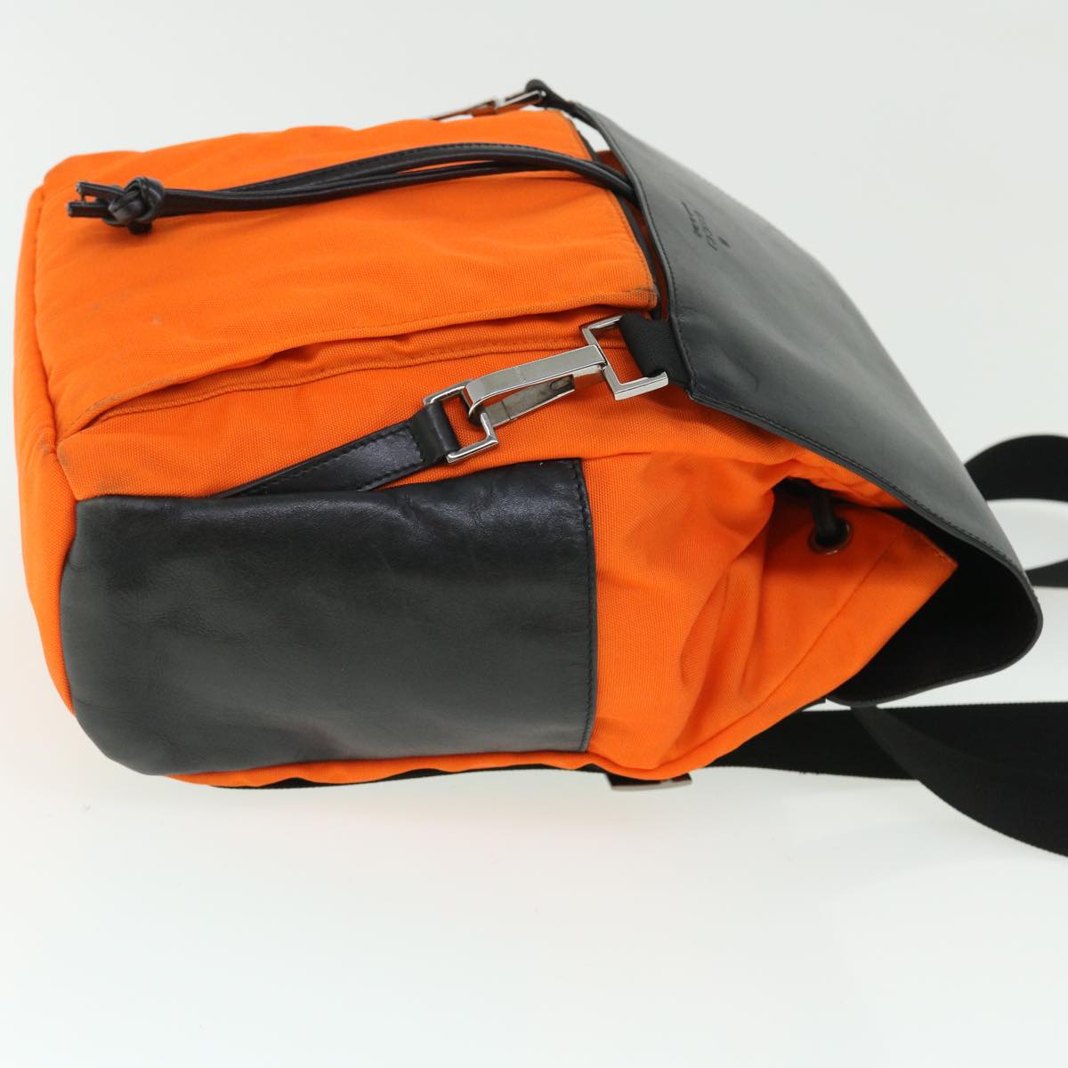 GUCCI Backpack Nylon Leather Orange 003•0233 bs7523
