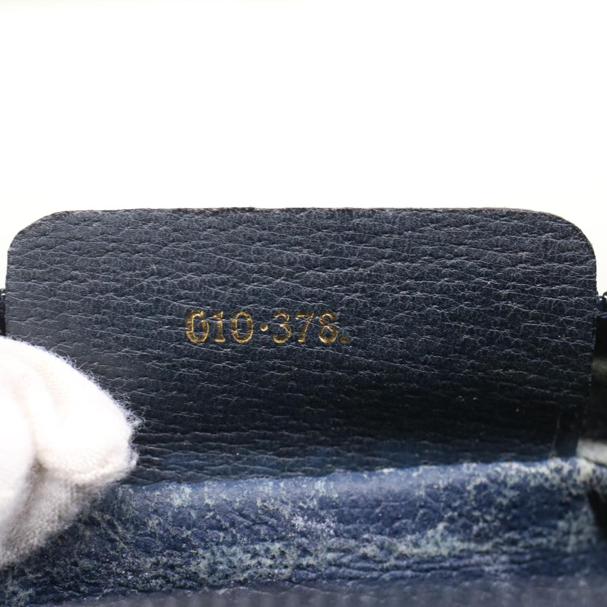 GUCCI GG Canvas Sherry Line Clutch Bag PVC Leather Gray Red Navy bs7556