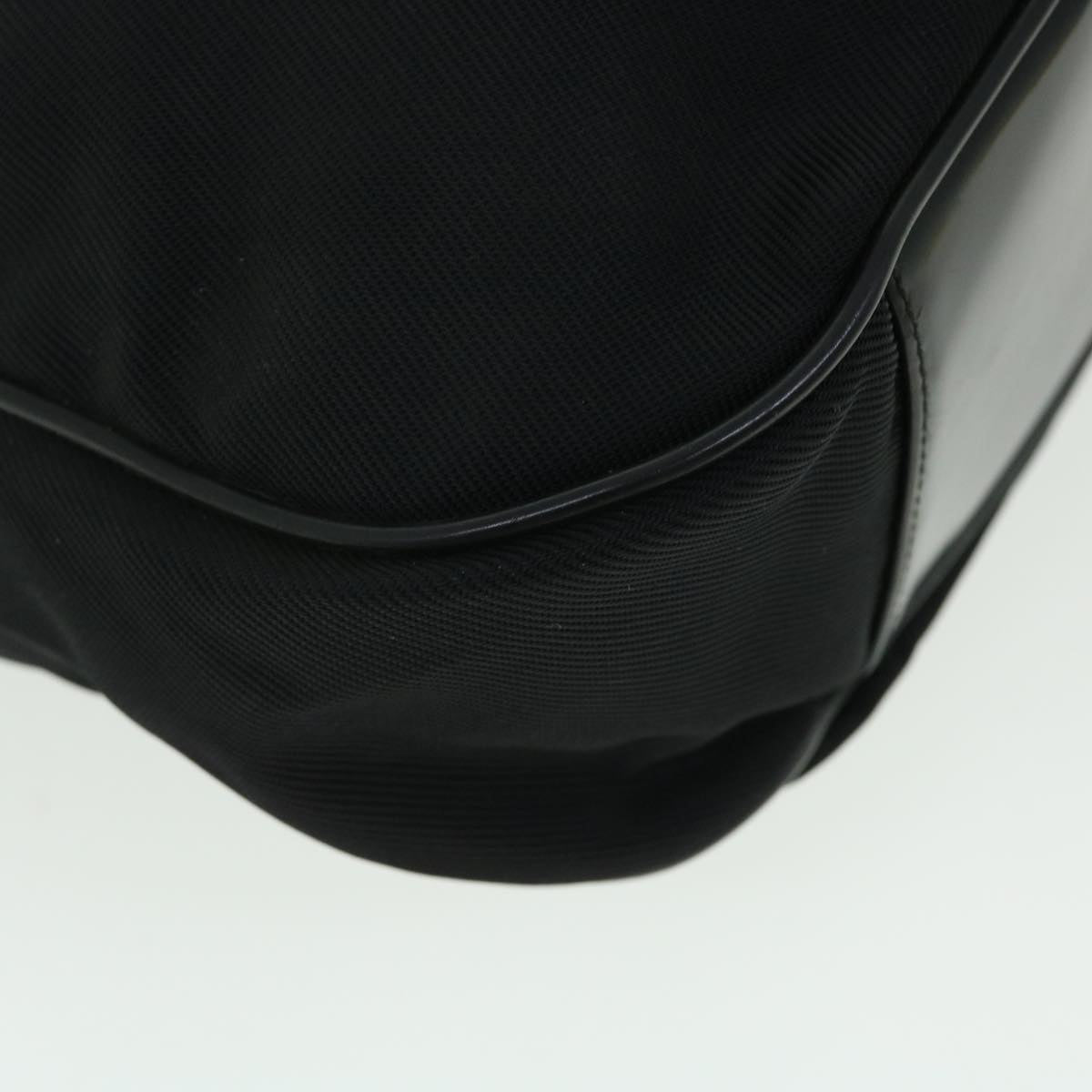 GUCCI Bamboo Shoulder Bag Nylon Black 001•1577 bs7567