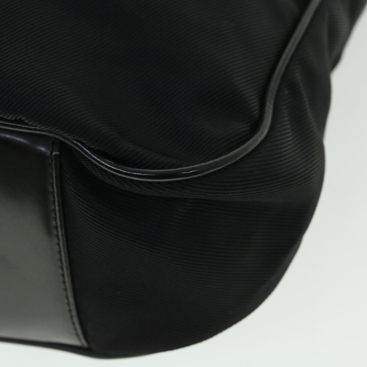 GUCCI Bamboo Shoulder Bag Nylon Black 001•1577 bs7567