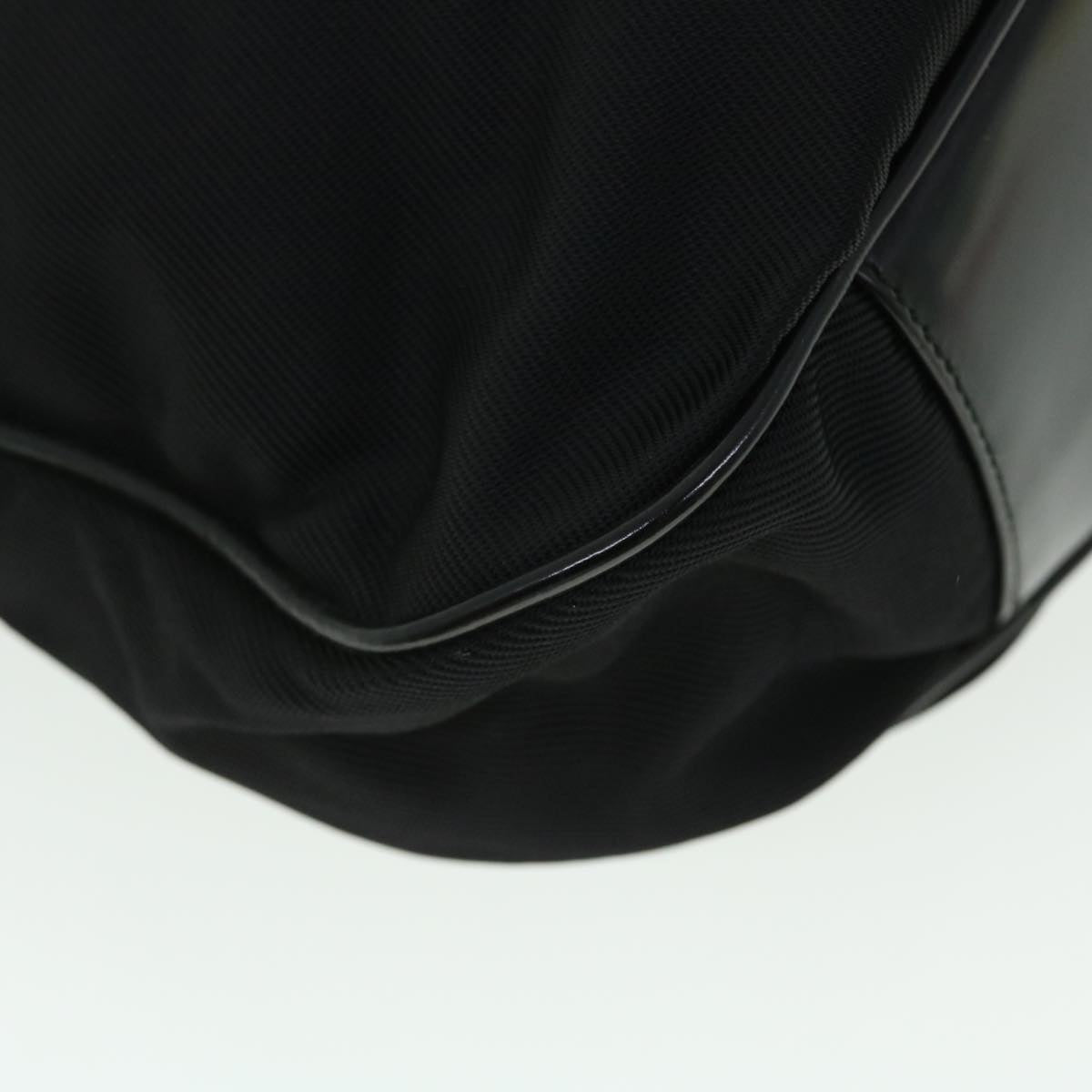 GUCCI Bamboo Shoulder Bag Nylon Black 001•1577 bs7567