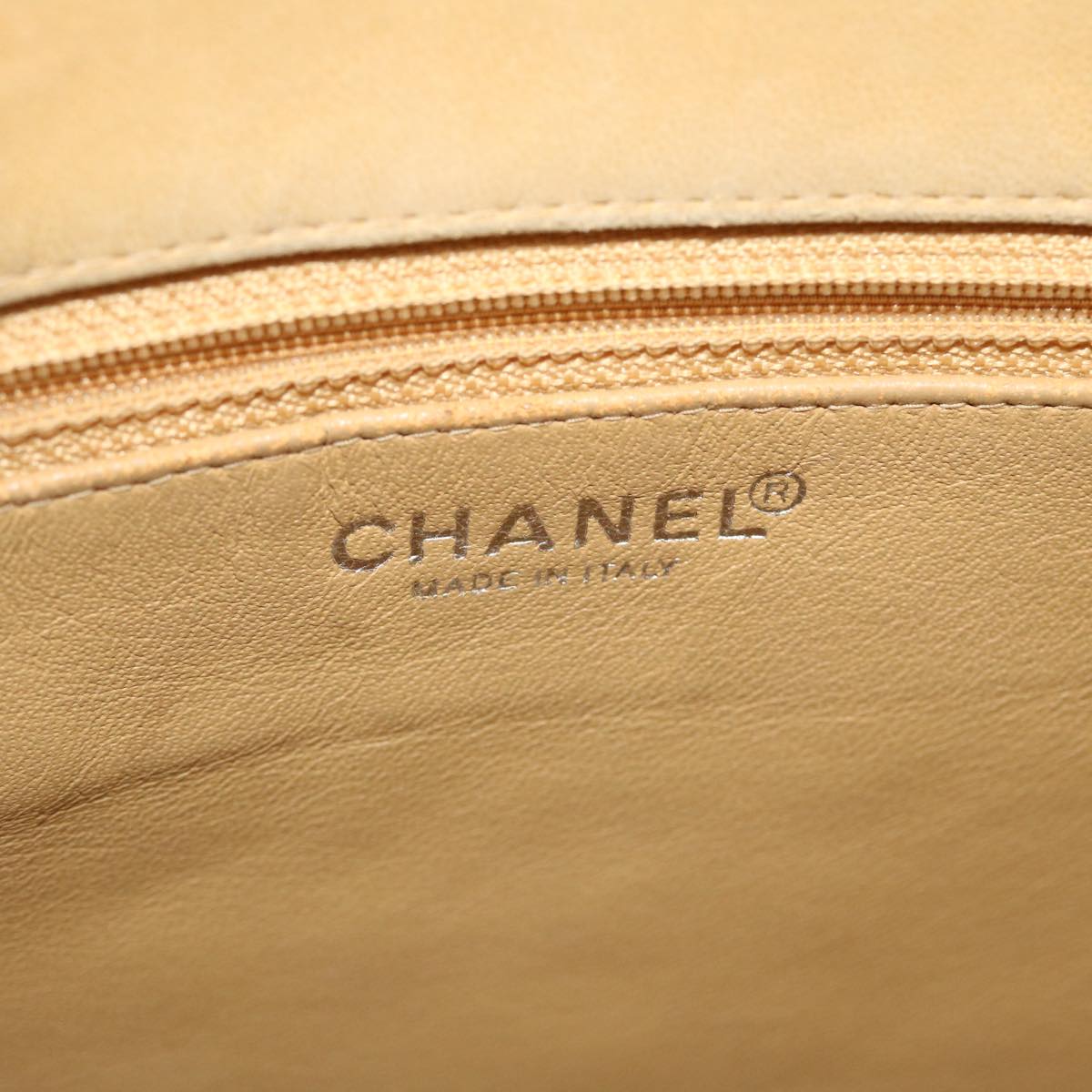 CHANEL Hand Bag Patent leather Yellow CC bs7609
