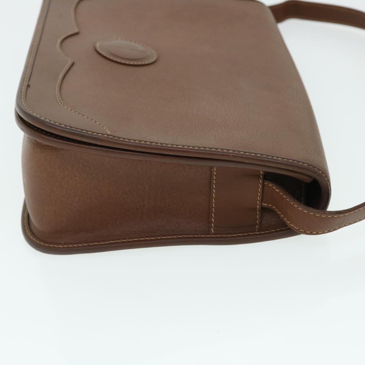 GUCCI Shoulder Bag Leather Brown bs7660