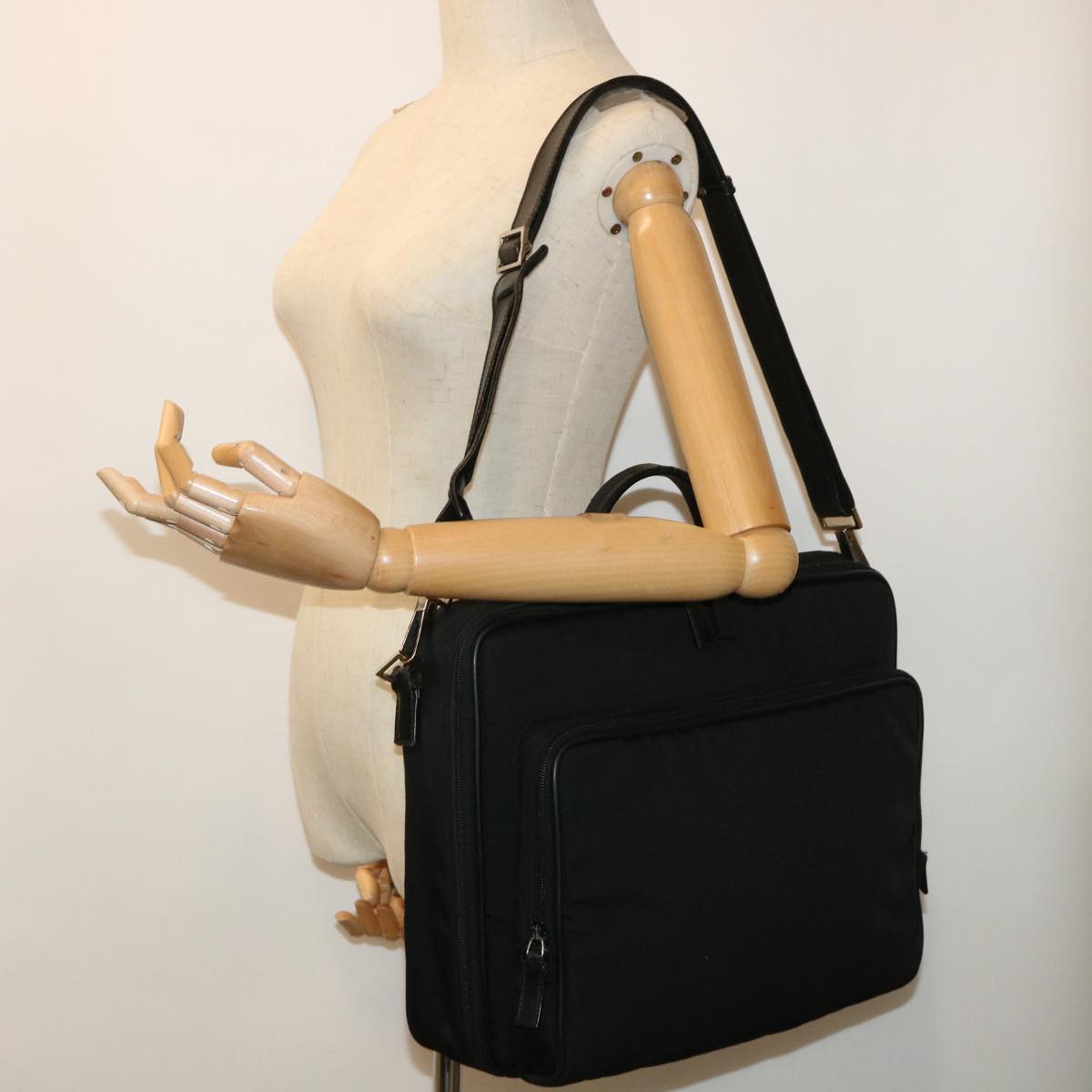 GUCCI Business Bag Canvas 2way Black bs7782