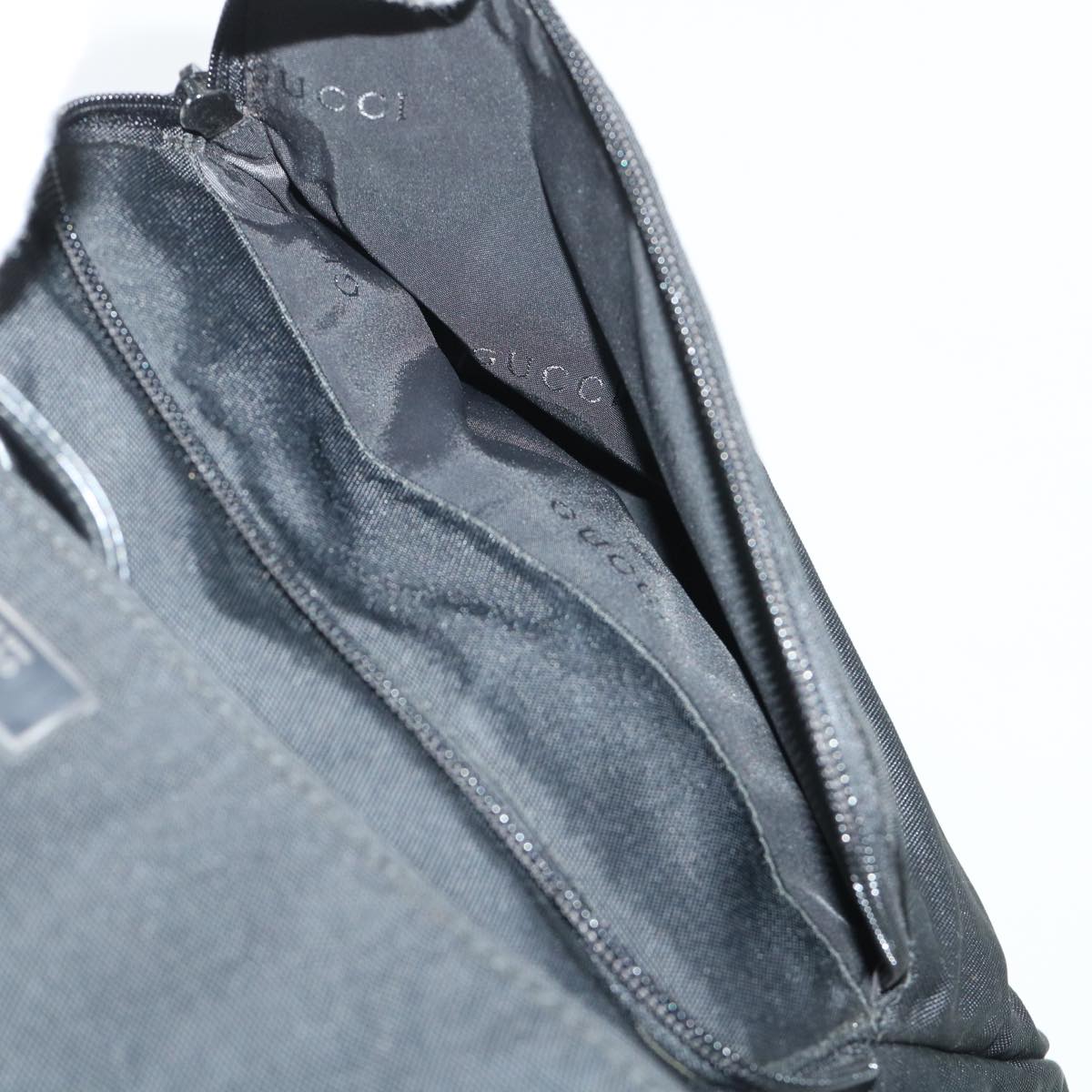 GUCCI Shoulder Bag Nylon Black 019 0325 002113 bs7815