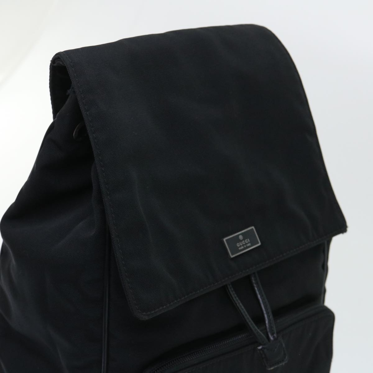 GUCCI Shoulder Bag Nylon Black 019 0325 002113 bs7815