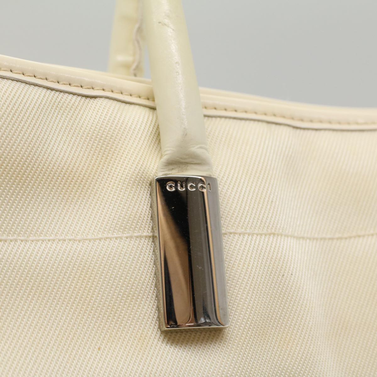 GUCCI Tote Bag Nylon Beige 002 2123 0457 bs7823