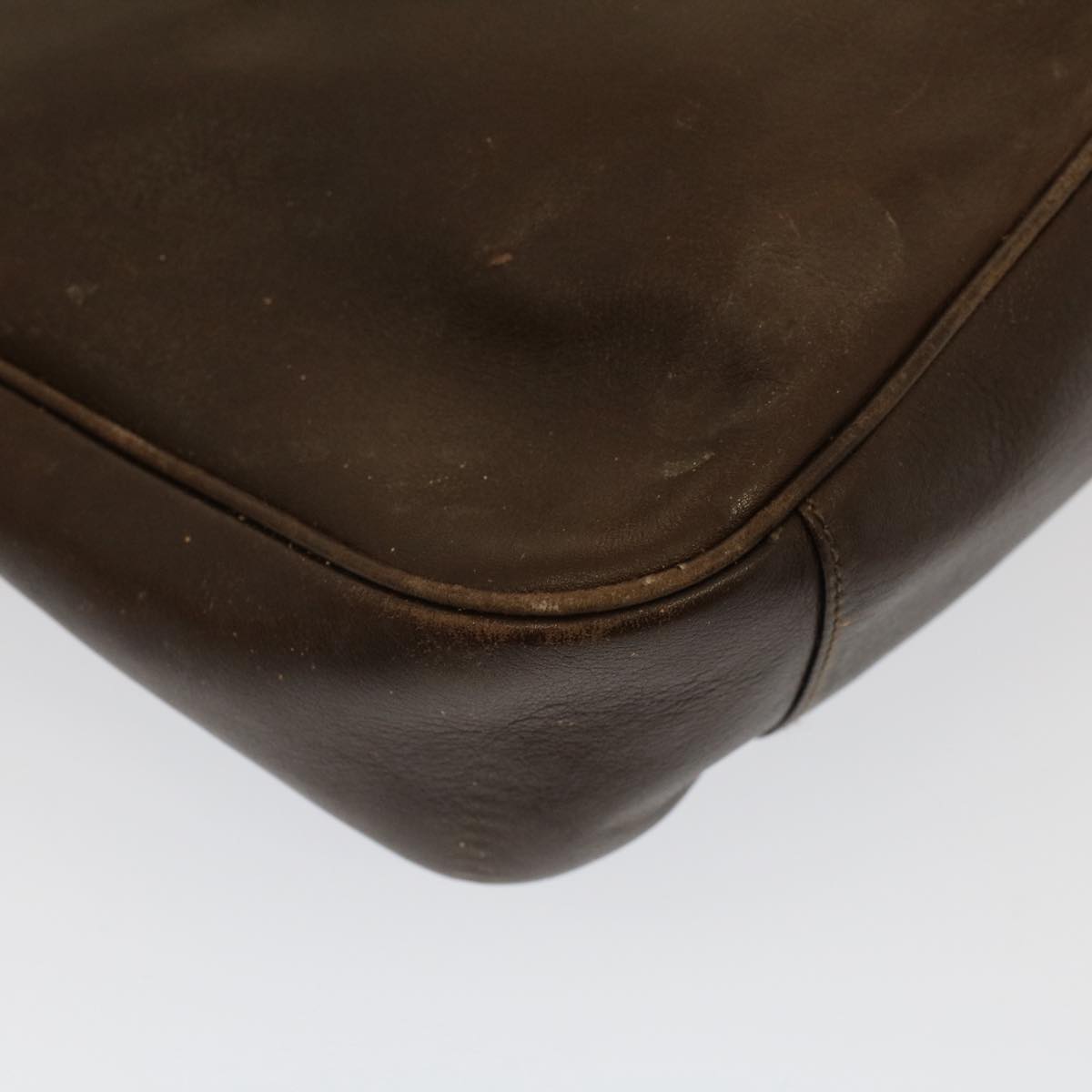 GUCCI Bamboo Shoulder Bag Leather 2way Brown 001 0166 1638 bs7848