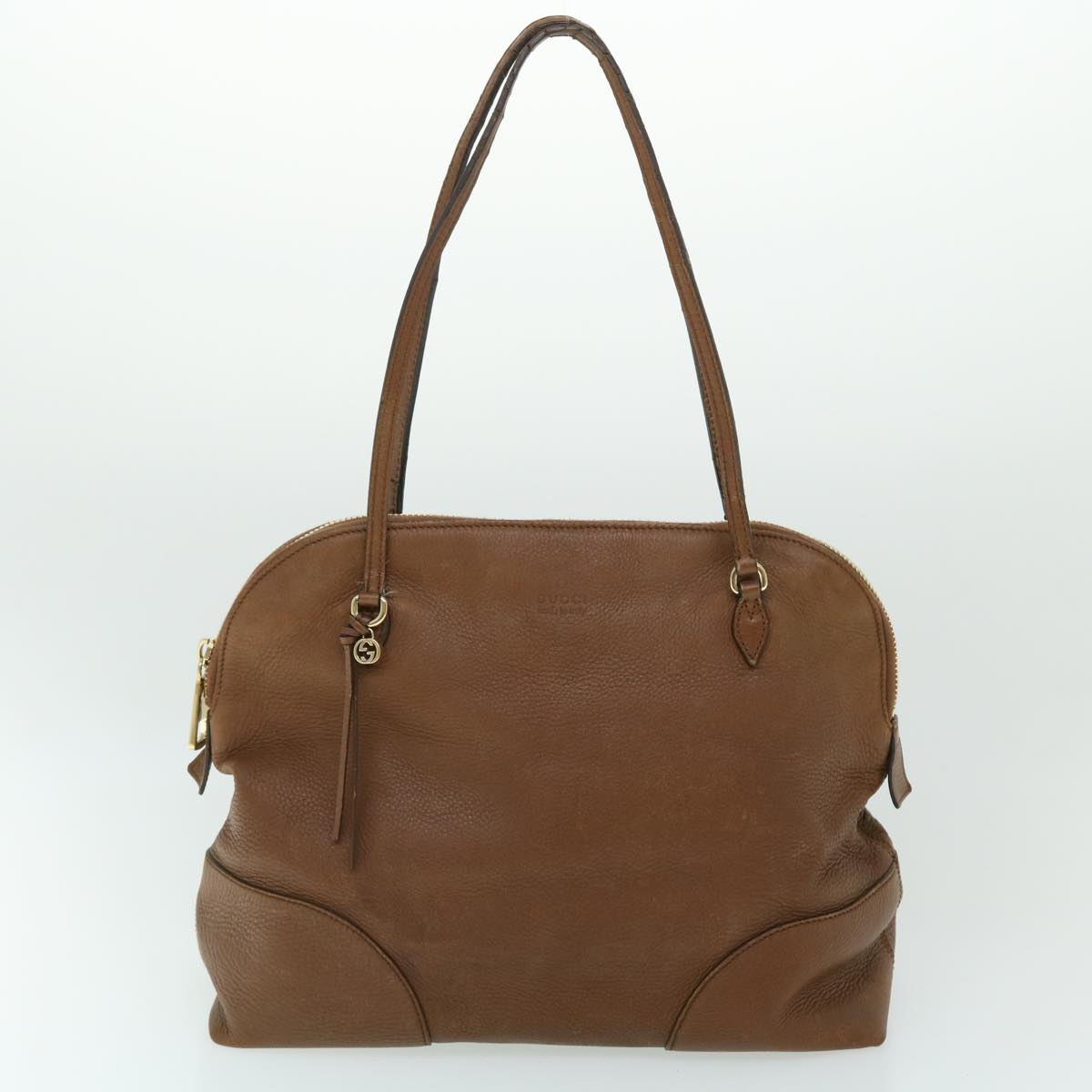 GUCCI Shoulder Bag Leather 2Set Black Brown bs7875