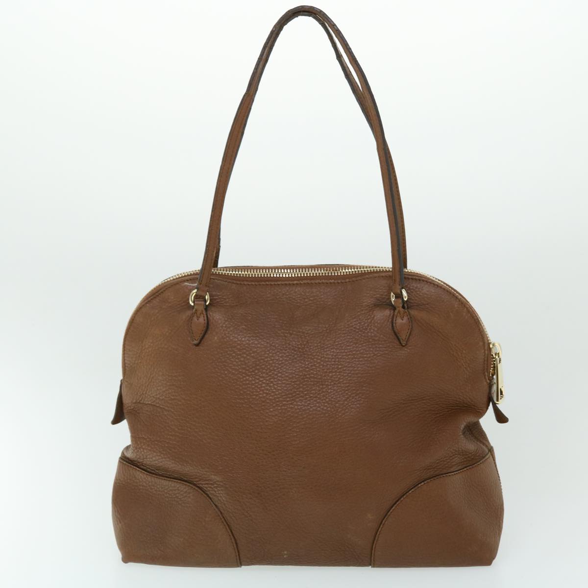 GUCCI Shoulder Bag Leather 2Set Black Brown bs7875
