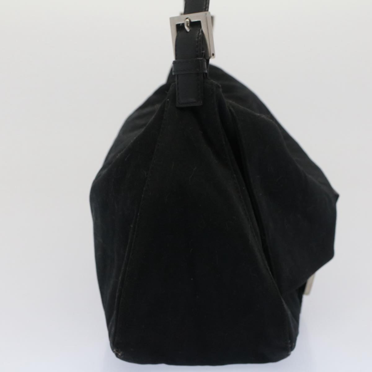 FENDI Mamma Baguette Shoulder Bag Nylon Black 2355 26325 009 bs7910
