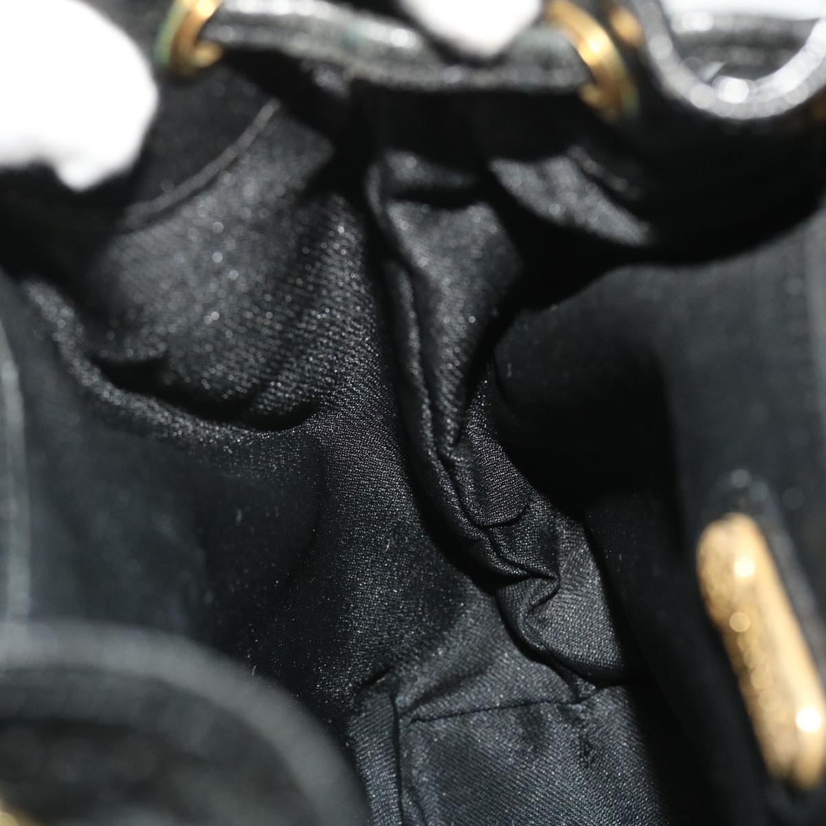FENDI Backpack Leather Black bs7930