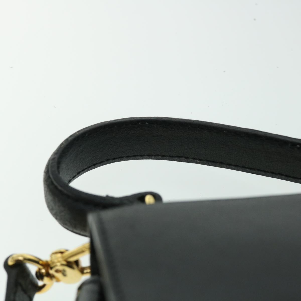 FENDI Backpack Leather Black bs7930