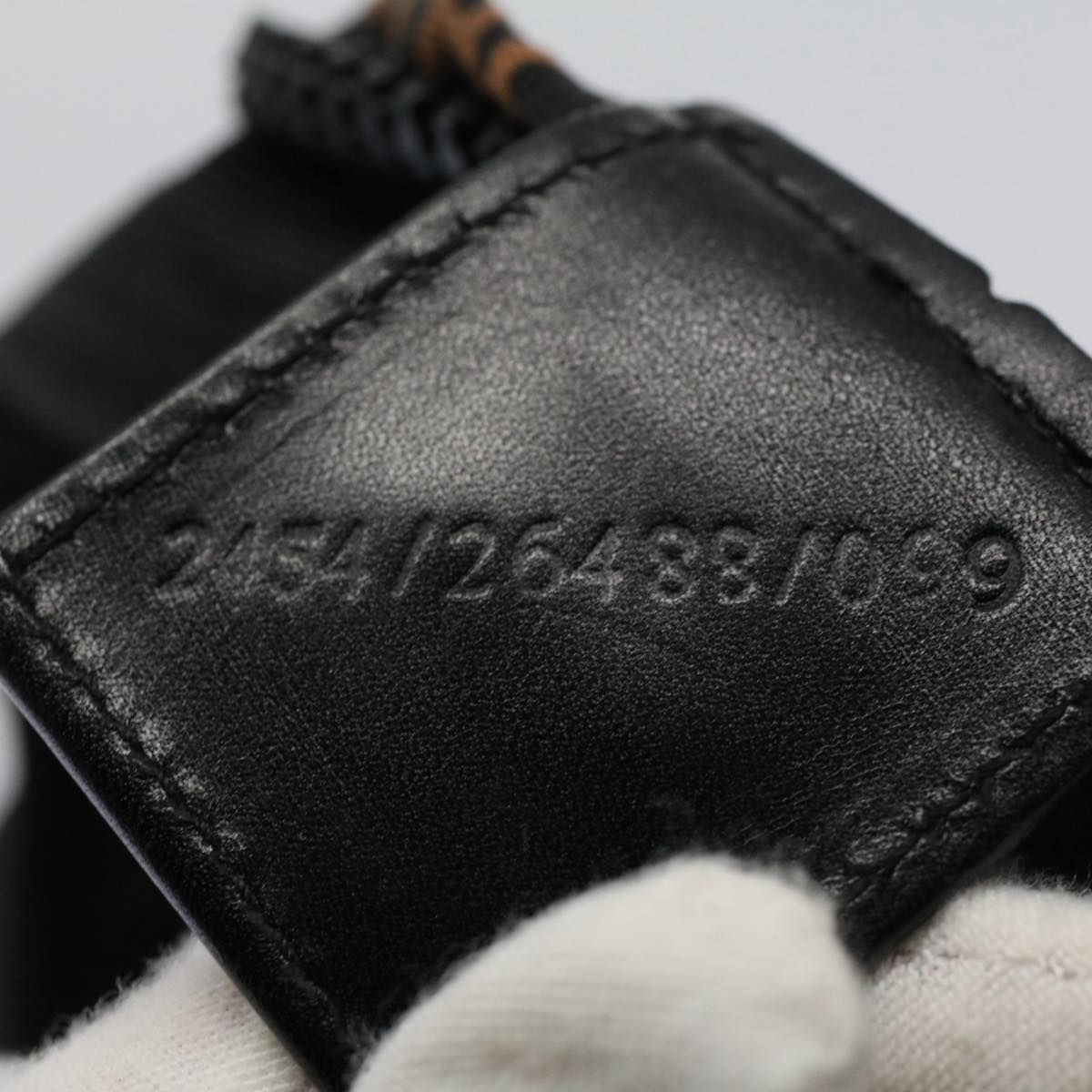 FENDI Hand Bag Nylon Black bs7932