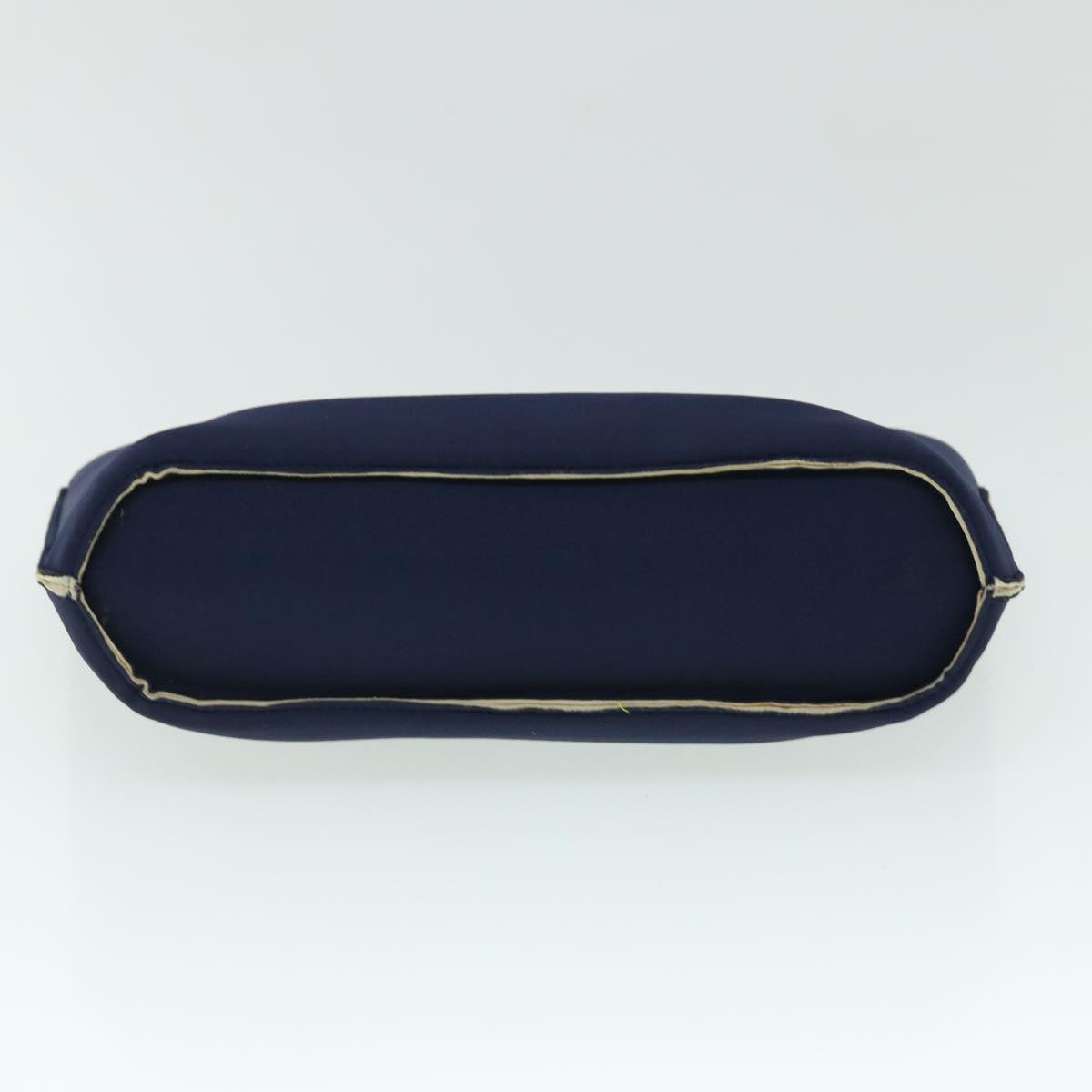 CHANEL Hand Bag Canvas Navy CC bs8016