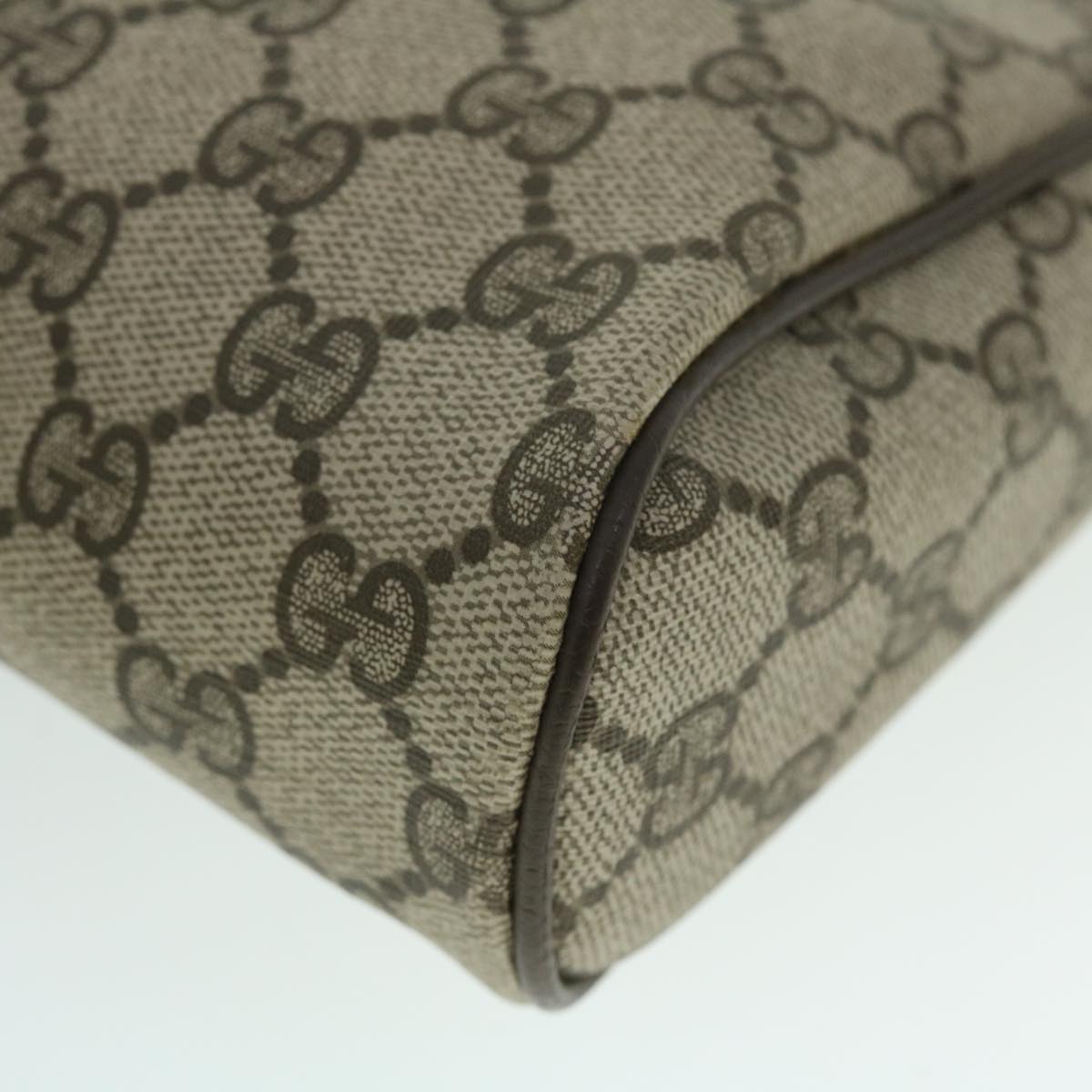 GUCCI GG Canvas Web Sherry Line Clutch Bag Beige Red Green 89 01 012 bs8038