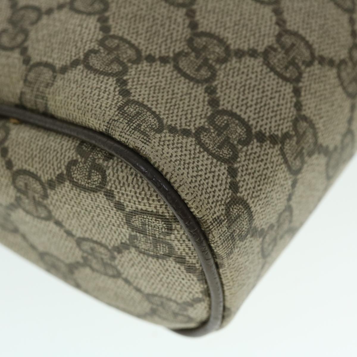 GUCCI GG Canvas Web Sherry Line Clutch Bag Beige Red 98 72 014 3553 bs8039