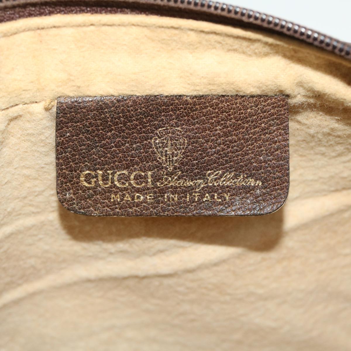 GUCCI GG Canvas Web Sherry Line Clutch Bag Beige Red 98 72 014 3553 bs8039