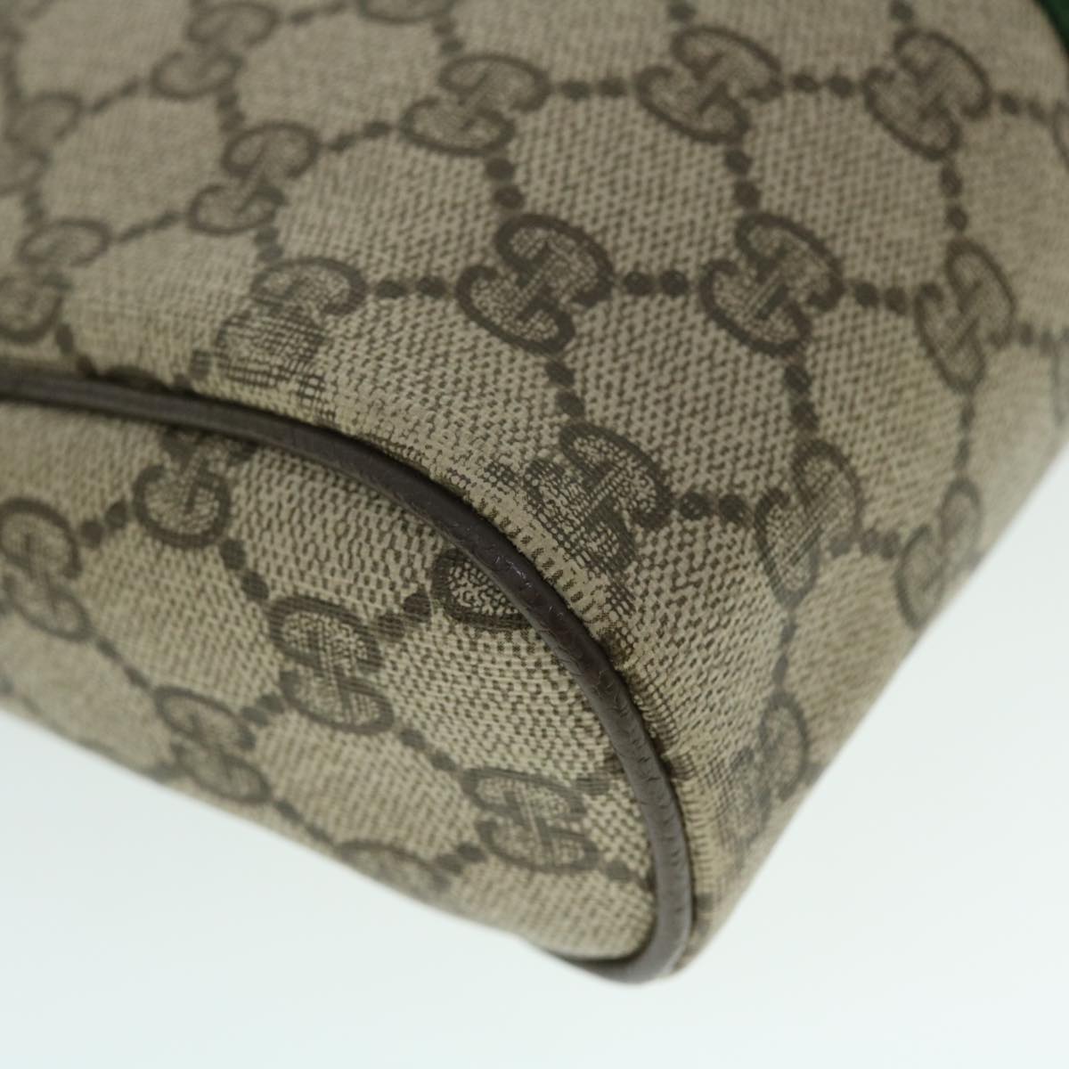 GUCCI GG Canvas Web Sherry Line Clutch Bag Beige Red 98 72 014 3553 bs8039