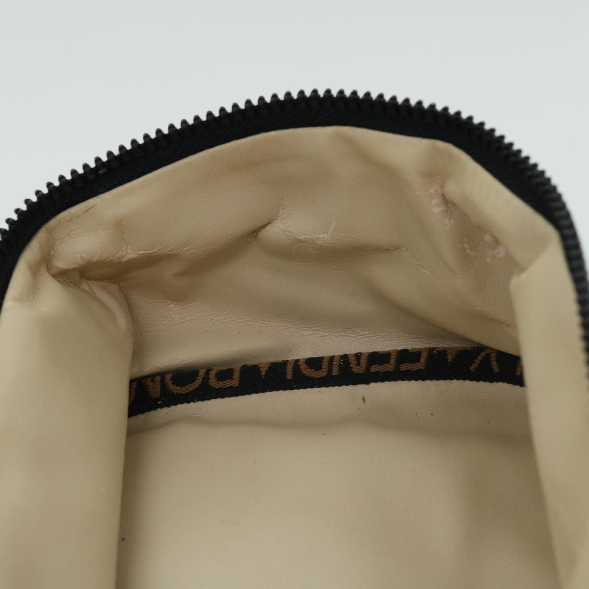 FENDI Pouch Canvas Black bs8044