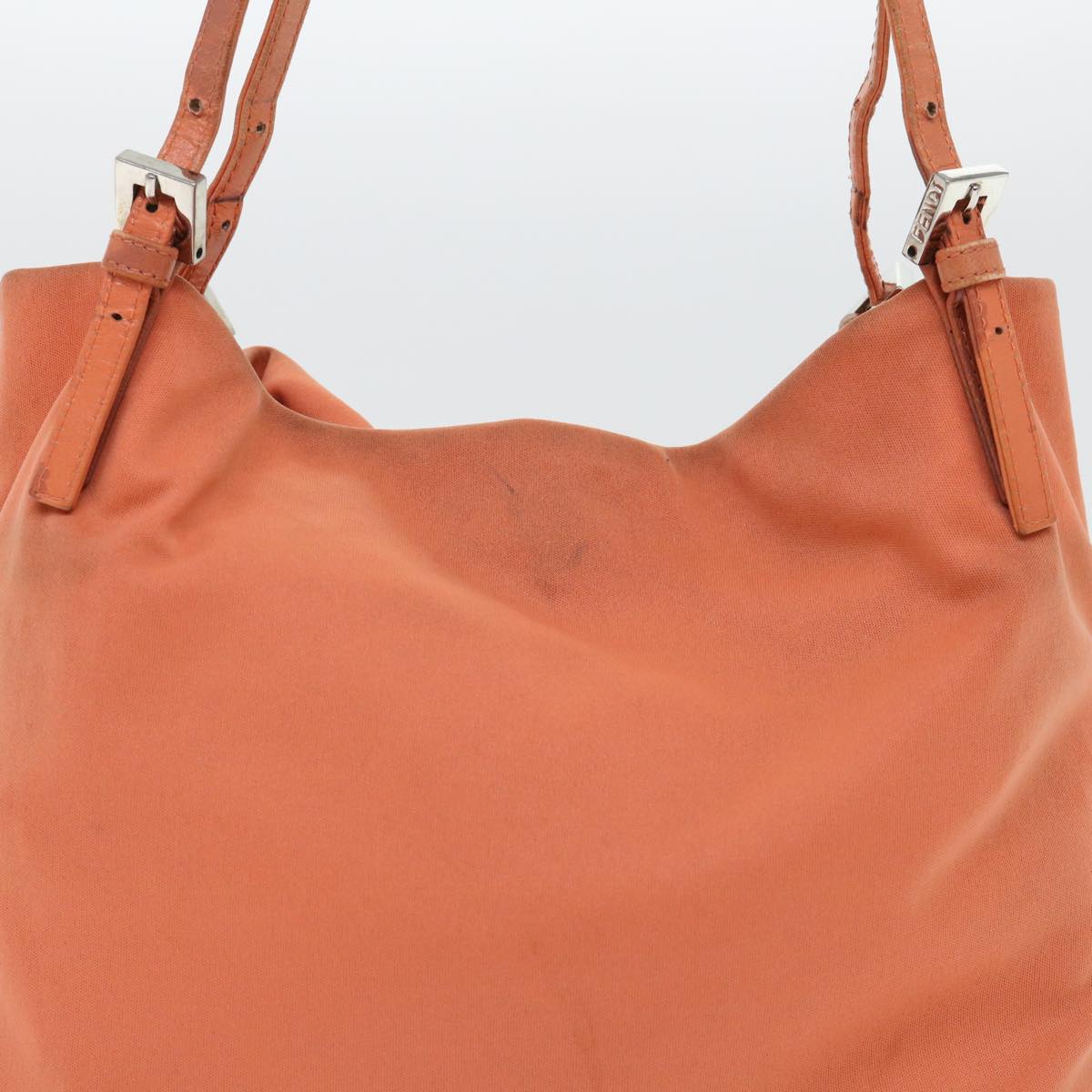 FENDI Shoulder Bag Nylon Orange bs8046
