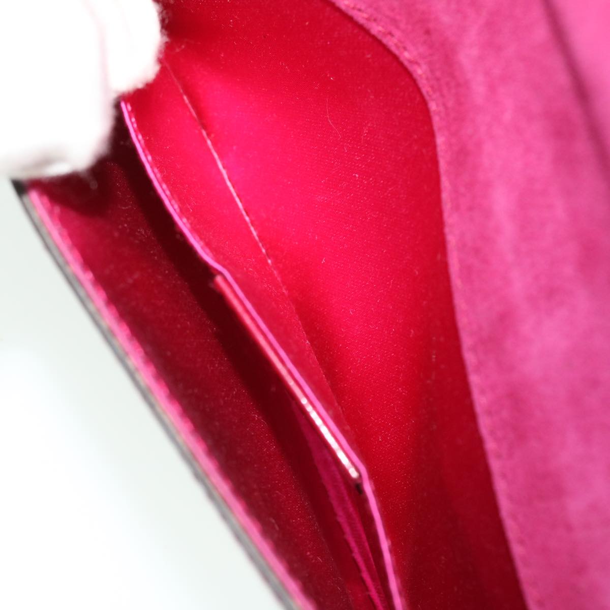 GUCCI Clutch Bag Patent leather Red bs8074