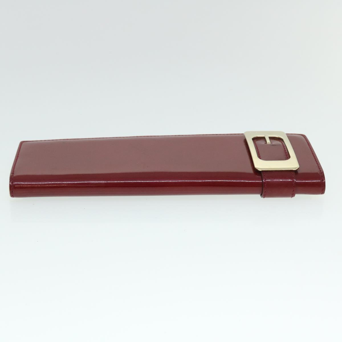 GUCCI Clutch Bag Patent leather Red bs8074