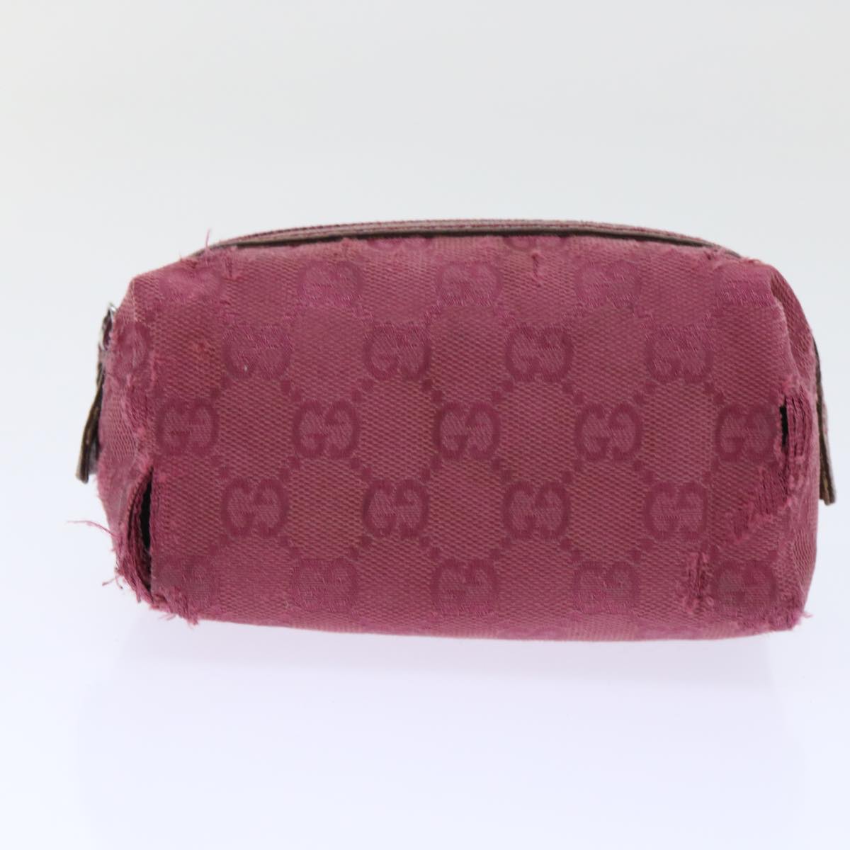 GUCCI GG Canvas Jackie Pouch Wallet Leather 4Set Beige Pink Brown bs8075