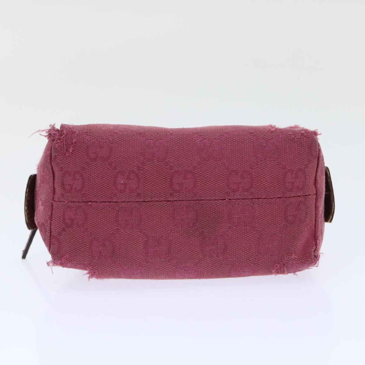 GUCCI GG Canvas Jackie Pouch Wallet Leather 4Set Beige Pink Brown bs8075