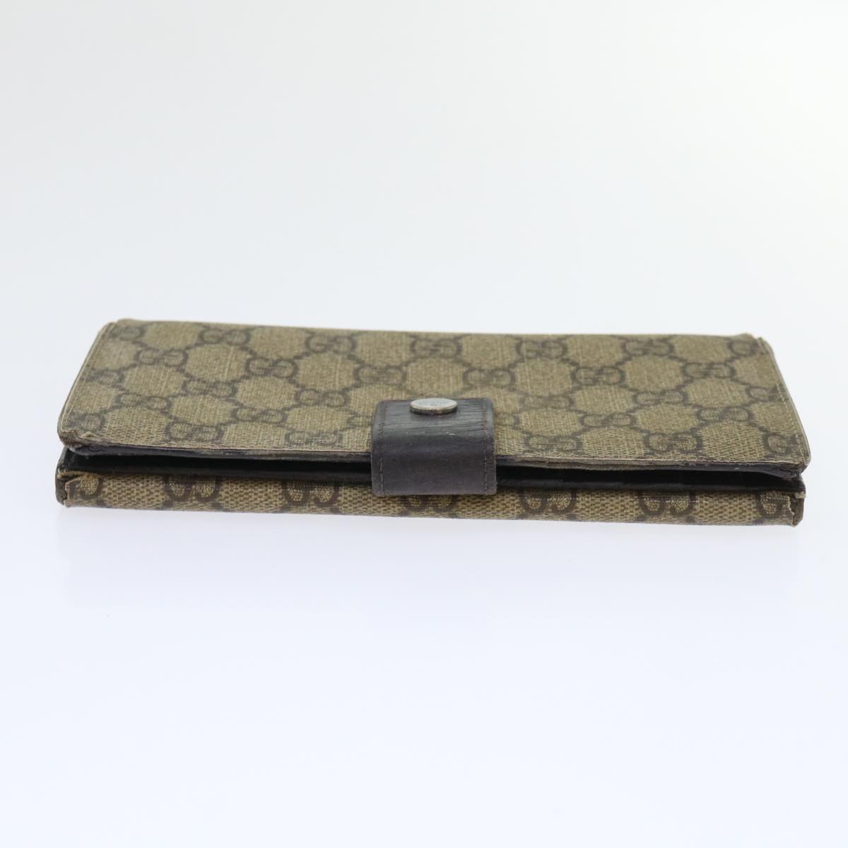 GUCCI GG Canvas Jackie Pouch Wallet Leather 4Set Beige Pink Brown bs8075