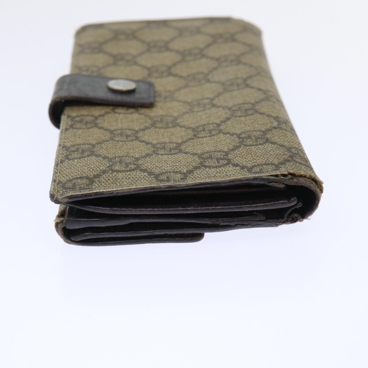 GUCCI GG Canvas Jackie Pouch Wallet Leather 4Set Beige Pink Brown bs8075