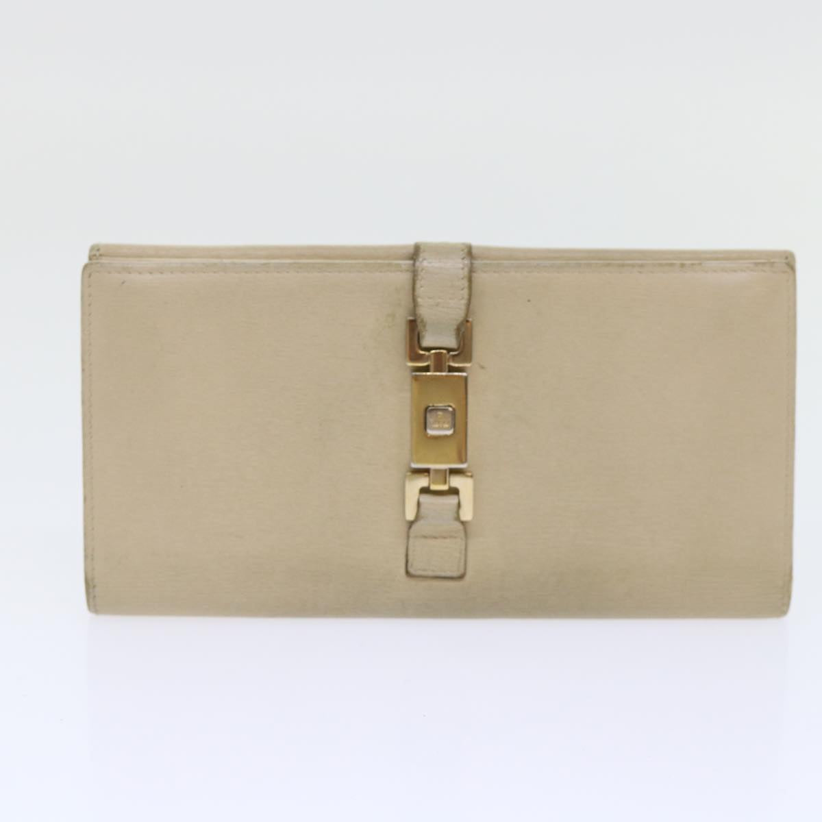 GUCCI GG Canvas Jackie Pouch Wallet Leather 4Set Beige Pink Brown bs8075