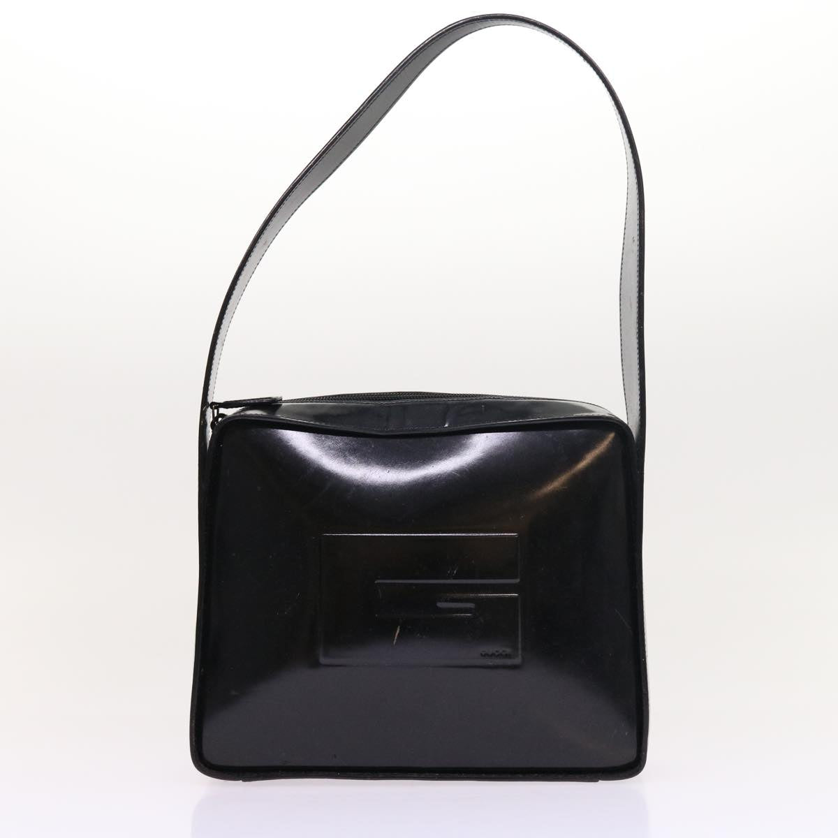 GUCCI Shoulder Bag Leather 2Set Black bs8084