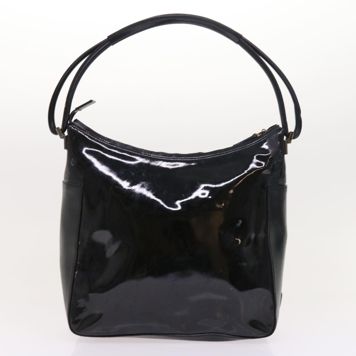 GUCCI Shoulder Bag Leather 2Set Black bs8084