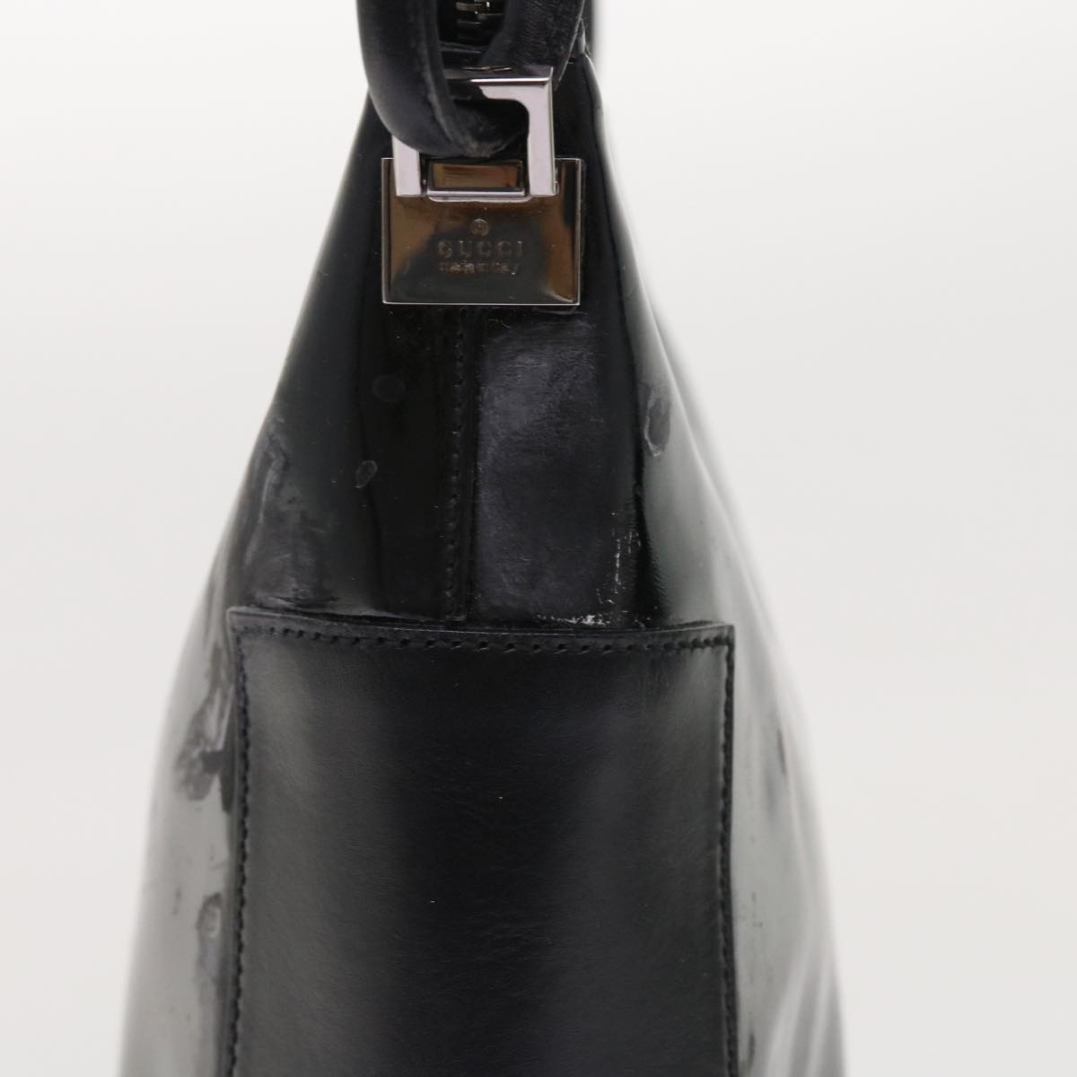 GUCCI Shoulder Bag Leather 2Set Black bs8084