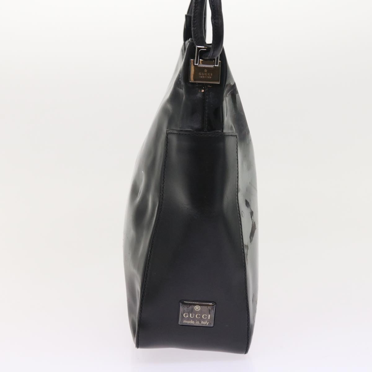 GUCCI Shoulder Bag Leather 2Set Black bs8084