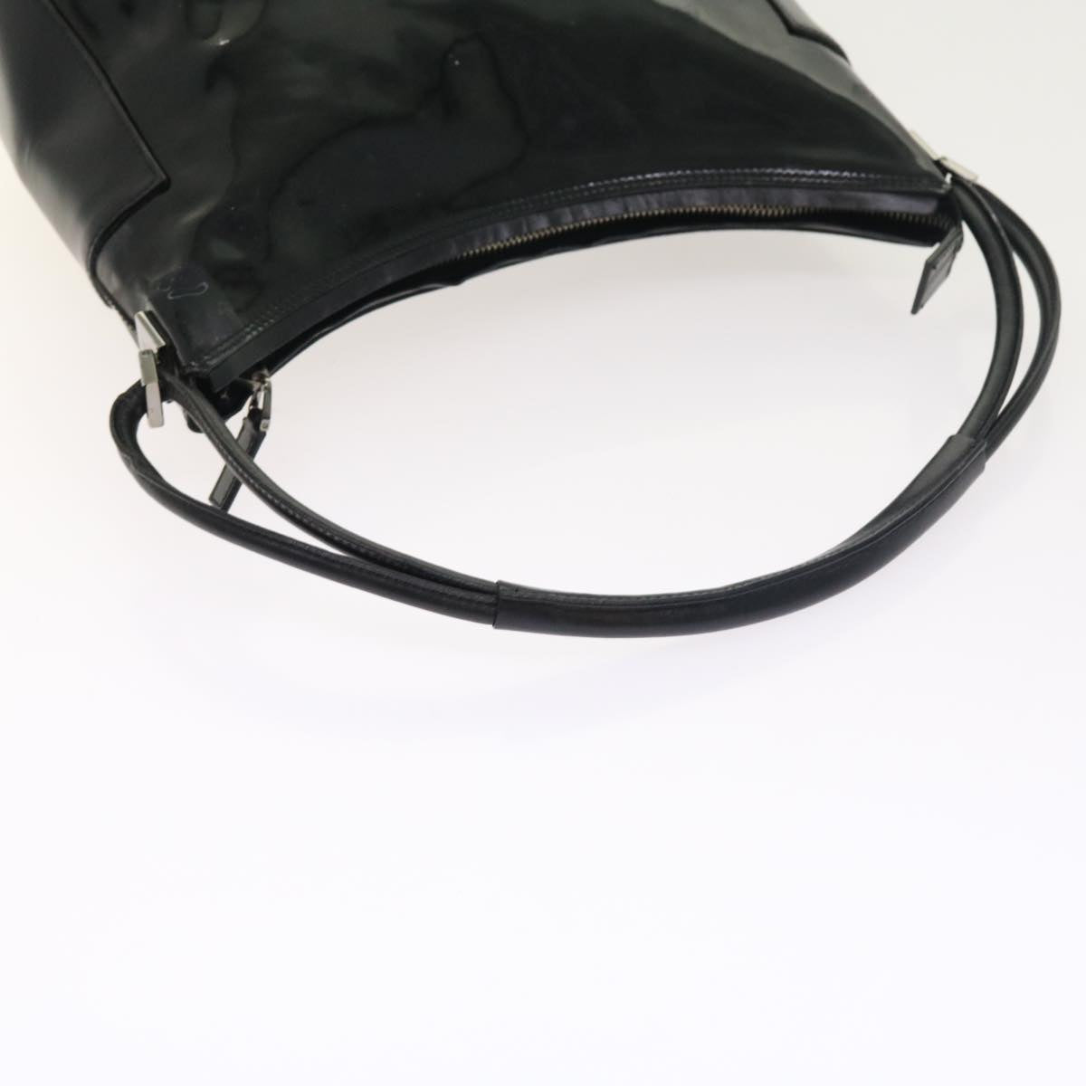GUCCI Shoulder Bag Leather 2Set Black bs8084