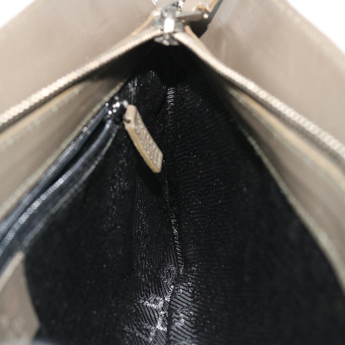 GUCCI Clutch Bag Canvas Gray bs8085